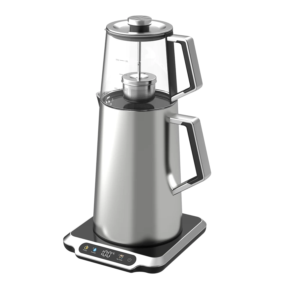 

Mini Travel Portable 2.7 Liter Body Glass Boiler Electric Kettle with Boil Timer