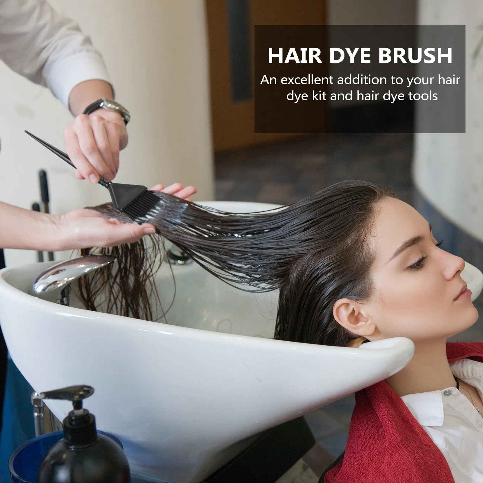 

3Pcs Hair Dye Brush Set Efficiently Catch More Dye Evenly Spread Professional Use Hair Color Brush Highlighting