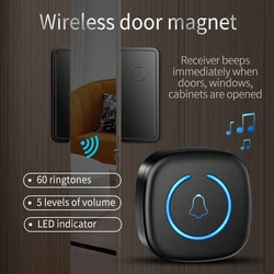 Split type Door And Window Sensor 60 Songs Wireless Door Magnet Sensor Home Protection Security Anti-Theft Alarm Volume Reminder