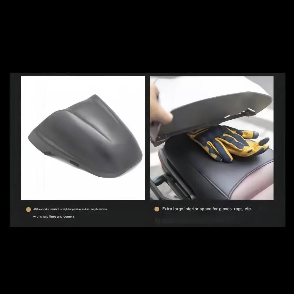 FOR VOGE 500AC Rear Hump Cowl Integrated Rear Seat Cover with Optional Add-On ABS One-Piece Backrest Pad Motorcycle Accessories