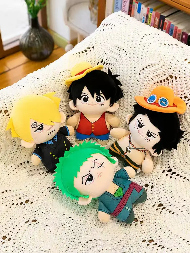 Neuestes Modell, Solon Luffy Shanzhi Ace Plüschtier, Cartoon-Anime-Spaßpuppe, Geburtstagsgeschenk für Kinder – Detail 20