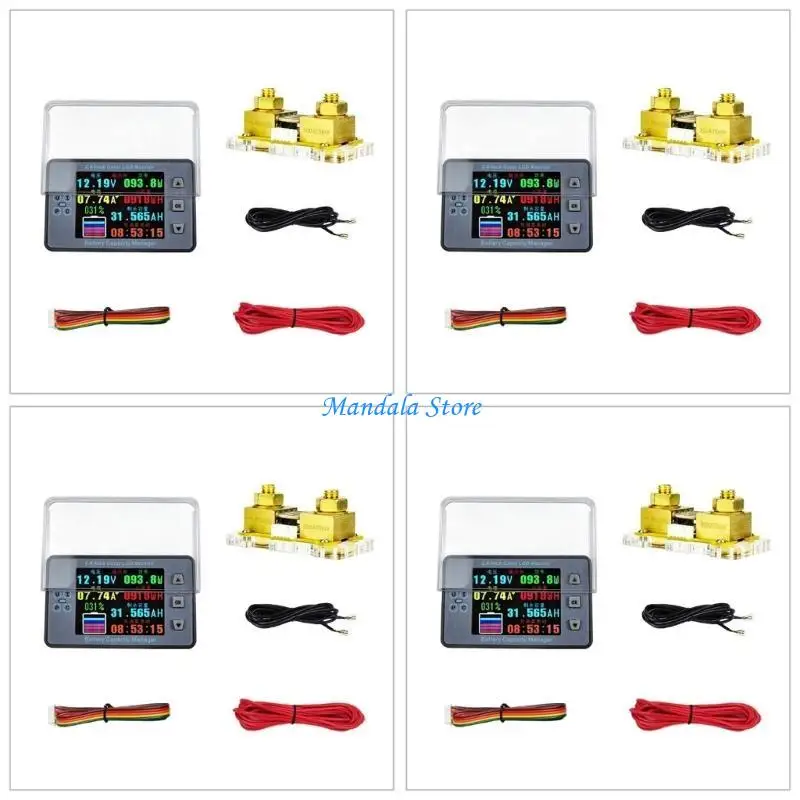

U2JC 100/200/300/500A Battery Tester Coulomb Counter Meter Battery Capacity