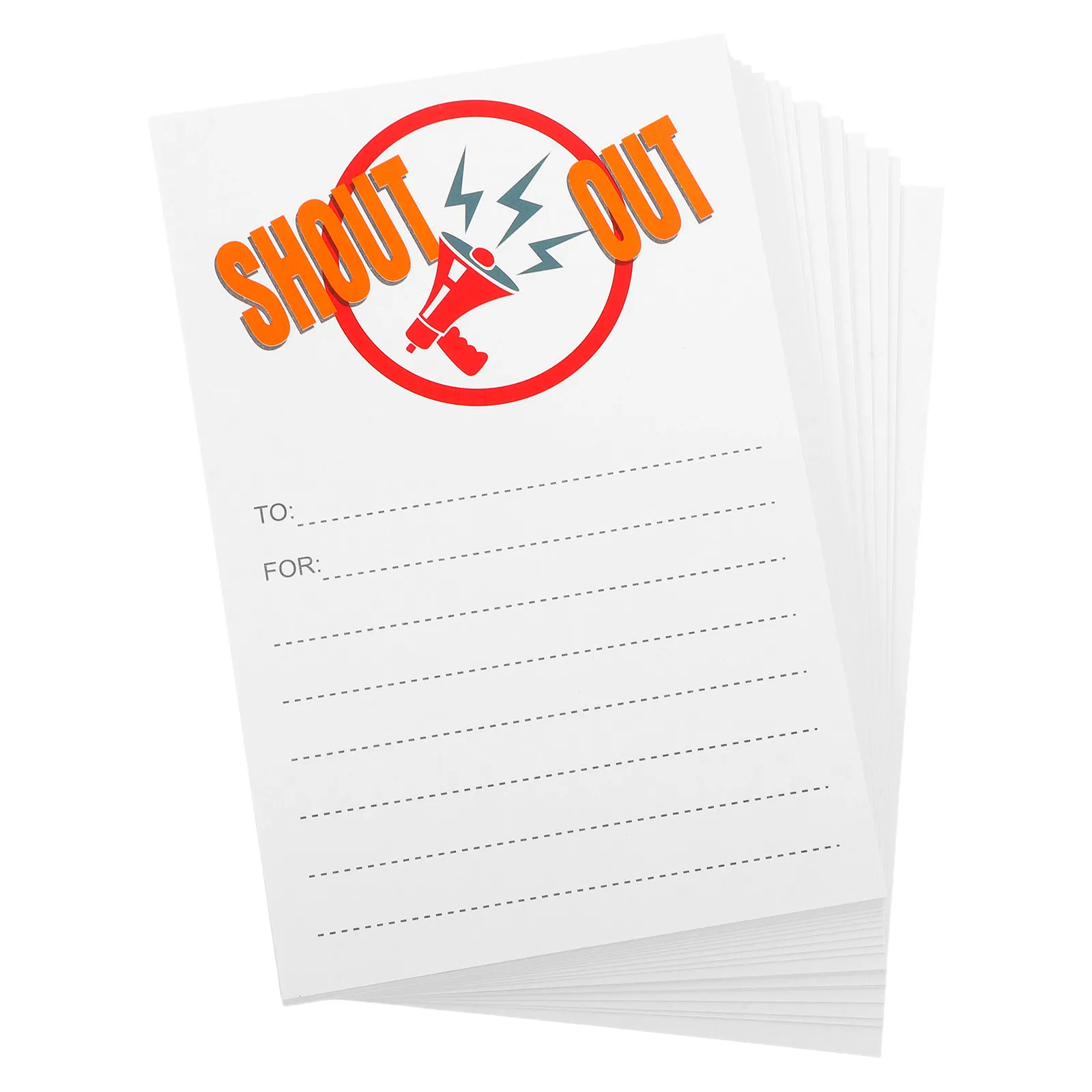 

1Set Positive Recognition Shout Out Cards Motivational Encouragement for Employees Students Friends Teacher Appreciation Blank