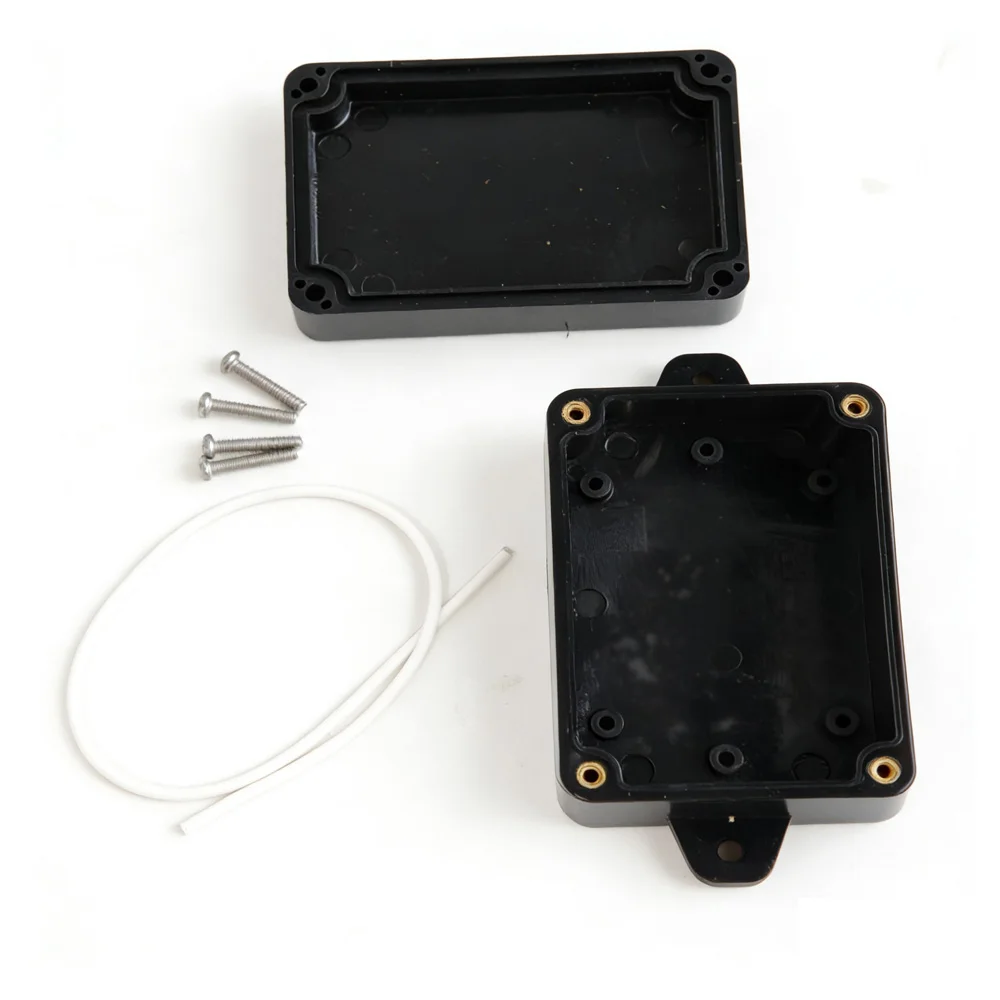 Water-resistant ABS Plastic Electronic Project Box, Instrument Enclosure Control Housing, DIY Electronic Supplies