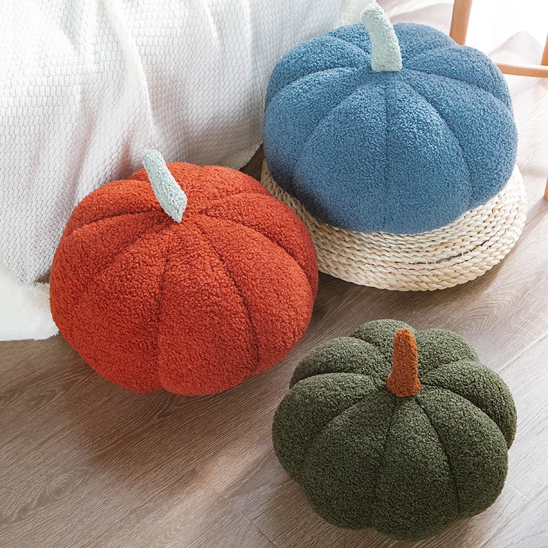 Pumpkin Plush Toy Soft Stuffed Plant Halloween Decor Home Decor Pumpkin Pillow Child Cuddle Sleeping Partner Kids Birthday Gifts
