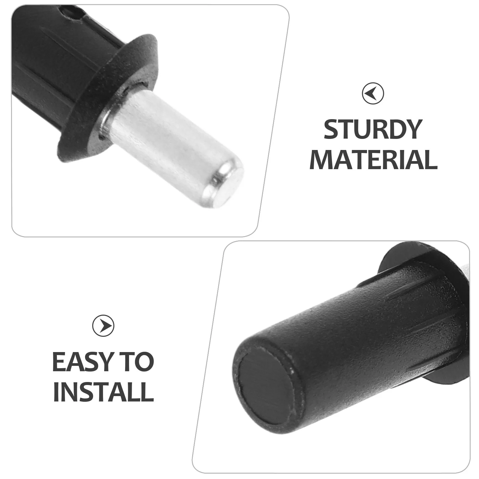 Ammortizzatore idraulico per porta dell'armadio da 60 pezzi Cerniera smorzante con chiusura ammortizzata Anti Slam Riduzione del rumore per smorzatore di pressione per mobili