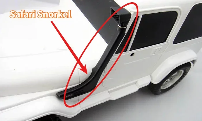 Custom Wading Safari Snorkel Upgrade Decor Part For Tamiya CC01 1/10 Scale RC Crawler Offroad Model Spare Decoration Accessory