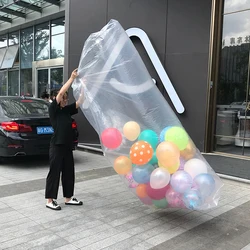 Balloon Bag Storage Bag For Transport Ballon Clear Large Big Plastic Bag Tool Birthday Wedding Graduation Disposal Storage Bag