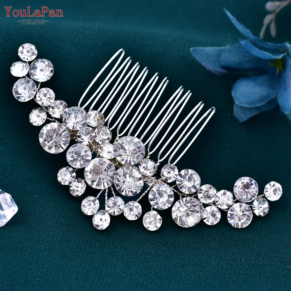 Youlapan Braut Haarnadel Strass Frau Haarkamm Set handgemachte Hochzeit Haarschmuck für Braut Haarnadel Mädchen Haars pange HP387