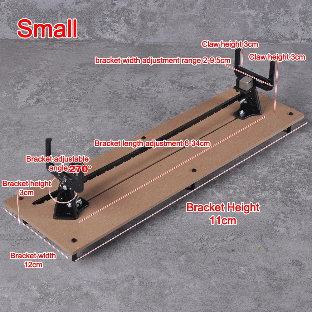 Ship Building Stand Holder Adjustable Warship Building Berth Jig with Compatible Clamp Assembly Stand for Naval models