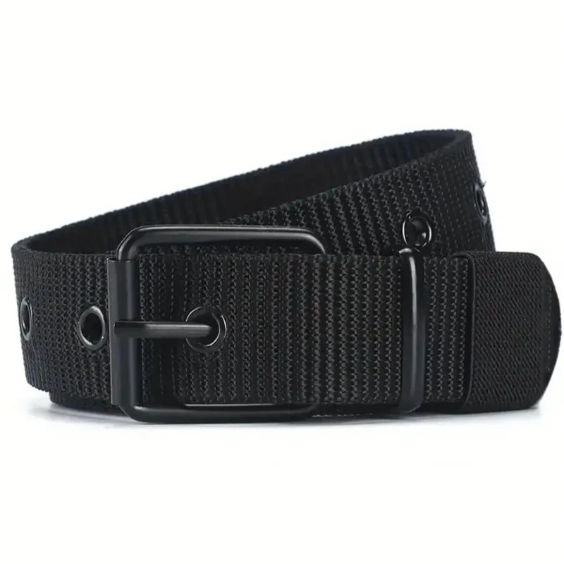 Nuevo cinturón de nailon súper duradero para hombre con hebilla de liberación rápida, adecuado para ropa de trabajo diaria, versátil tanto para hombres como para mujeres