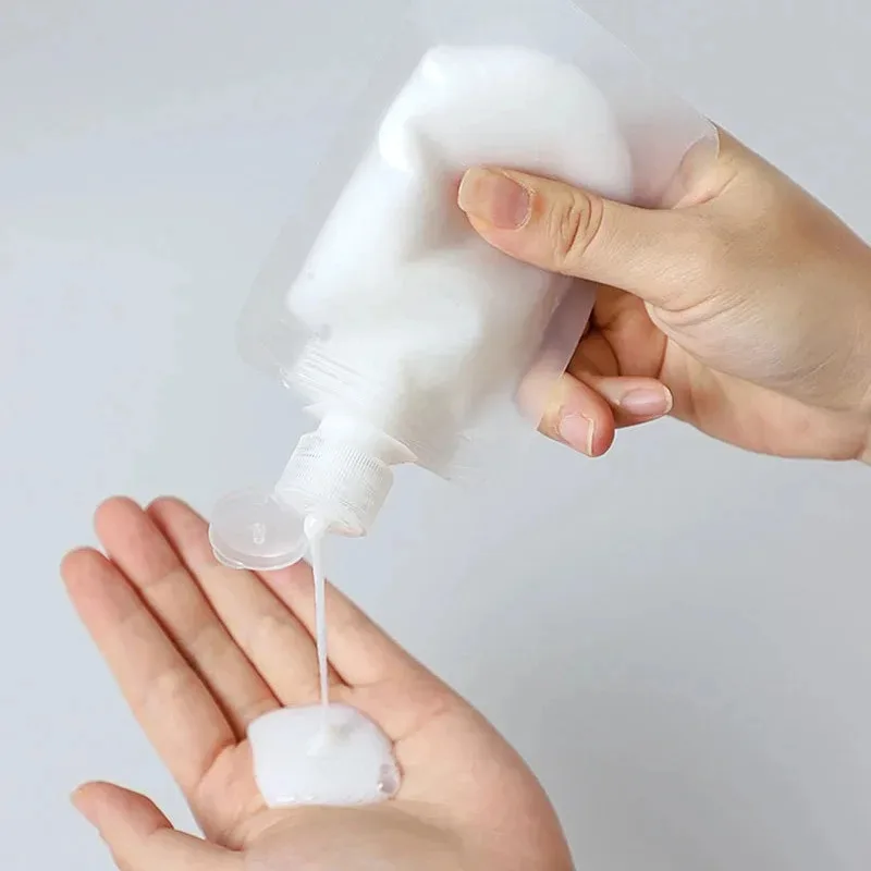 10/20/30Pcs Travel Travel Lotion Body Wash Shampoo Split Bag Portable Facial Cleanser Travel Disposable Cosmetic Bottle