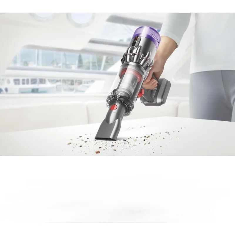 home.Humdinger Handheld Vacuum Cleaner, Silver, Small