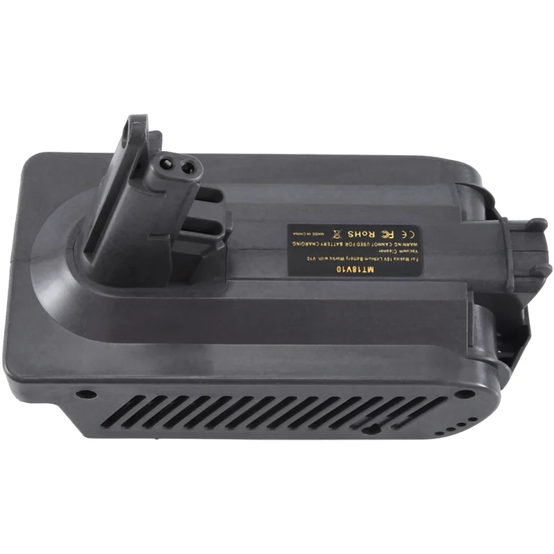 

A96I-5X Battery Adapter For 18V Li- Battery Convert To For Dyson V10 Vacuum Cleaner MT18V10