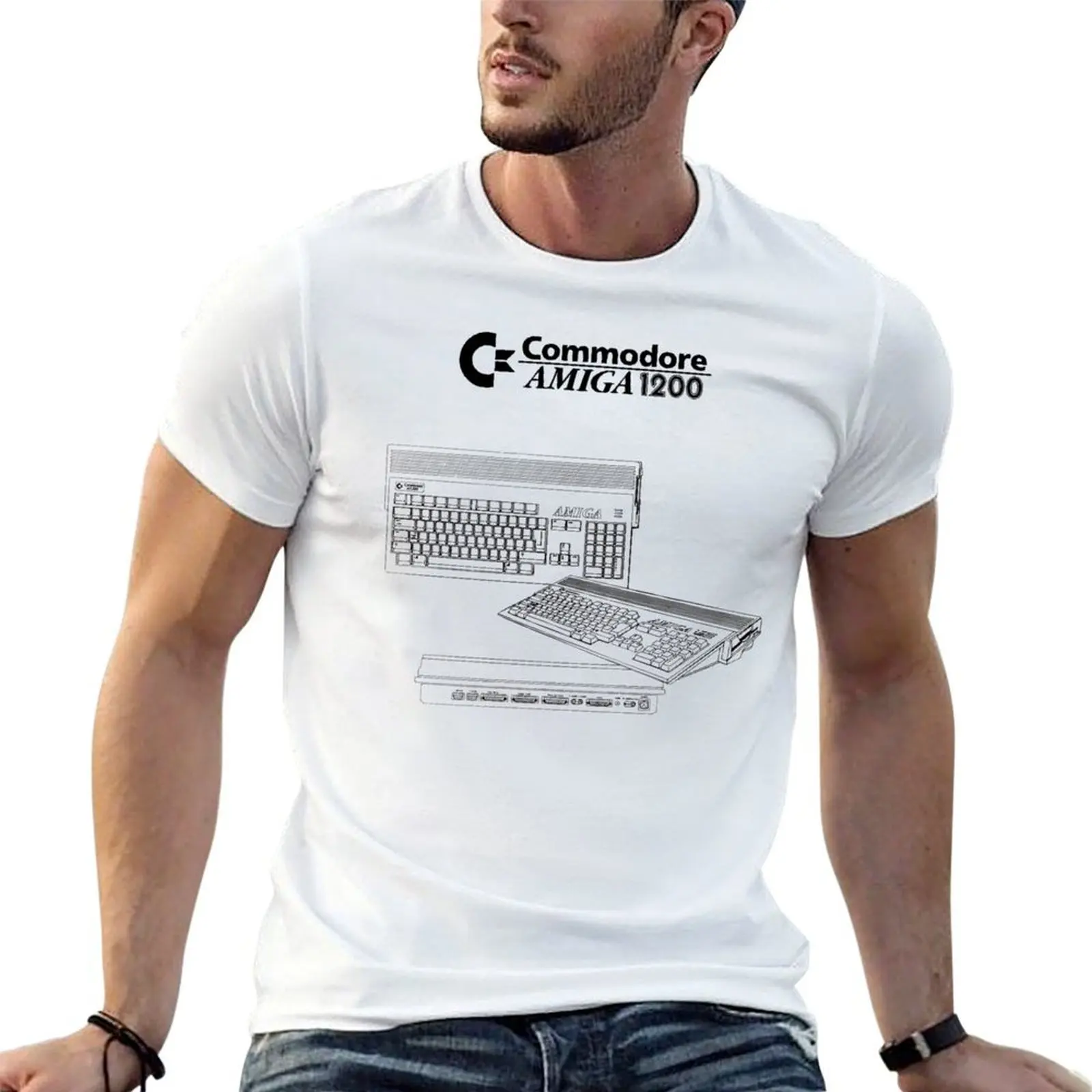 

Commodore Amiga 1200 T-Shirt t shirts for man cotton soft graphic t shirts for man funny t shirts man T-Shirt