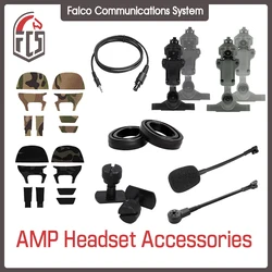 FCS-TACTICAL AMP Headset Accessories Microphones Cables Earpads and Mount Bridge Tactical Headphone Parts