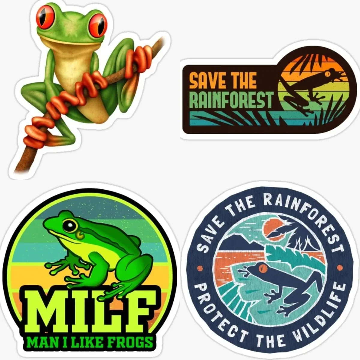 

I Like Frog Badge Creative Decorate Sticker Assecories for Laptop Vinyl Truck Camper Van Bicycle Wall Helmet Table Car