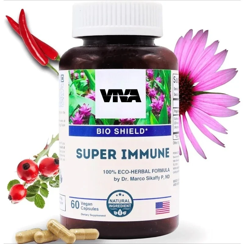 

Антиоксидантная травяная смесь, содержащая витамин С и Echinacea Cayenne | Мужские и женские капсулы с добавками для поддержки иммунной поддержки