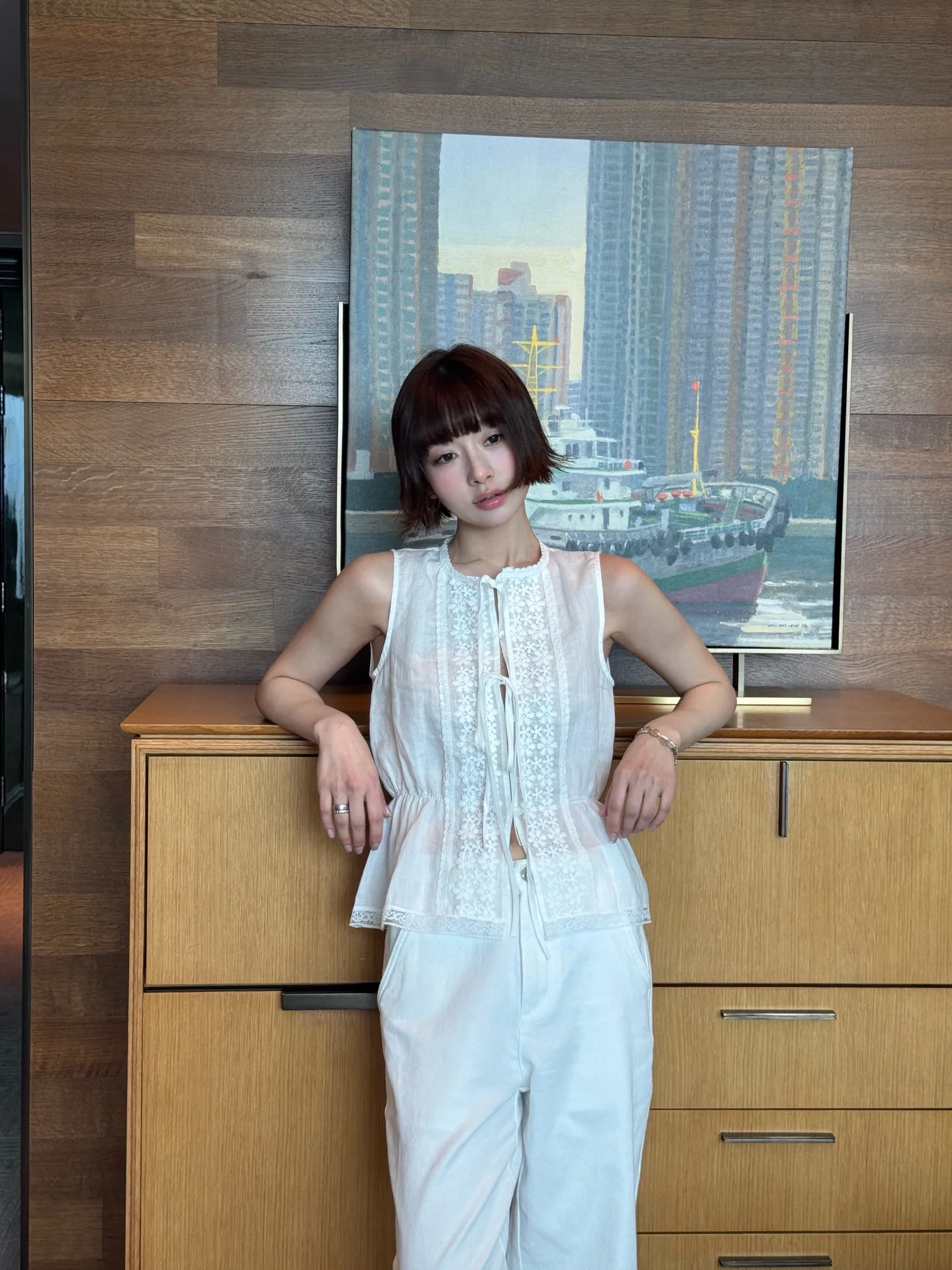 

Женский топ Monkey Studio Cotton Candy 2.0 с кружевной вышивкой, утягивающий талию, с завязками и цветочным принтом, нежный, элегантный.