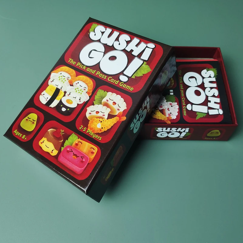 Sushi Go Family Gathering Game Card,Fun Card Game,Party Board Games Interactive Game， Creative Small Gift, Holiday Accessory