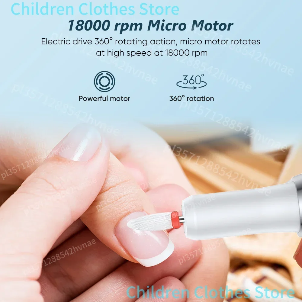 الكهربائية طلاء الأظافر لقمة ثقب الأظافر المهنية طحن تلميع إزالة الجلد الميت الفن الرملي ملف القلم آلة أظافر #4