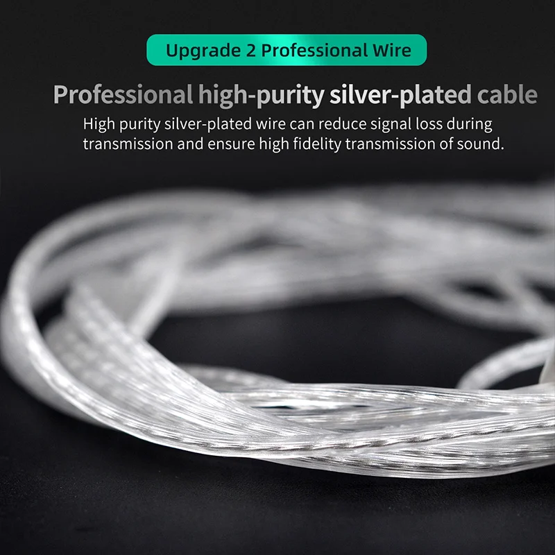 KZ ZST X 1BA+1DD 하이브리드 유닛 인이어 이어폰 HIFI 베이스 스포츠 DJ 이어버드 헤드셋 (은도금 케이블 포함) KZ ZSTX ZSN