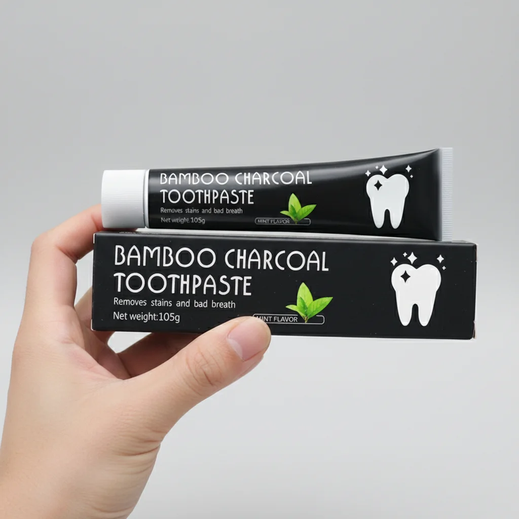 Activated Carbon Bamboo Charcoal Black Coconut Shell Toothpaste For Removing Yellow Plaque Refreshing Oral Toothpaste 1/2/3pcs