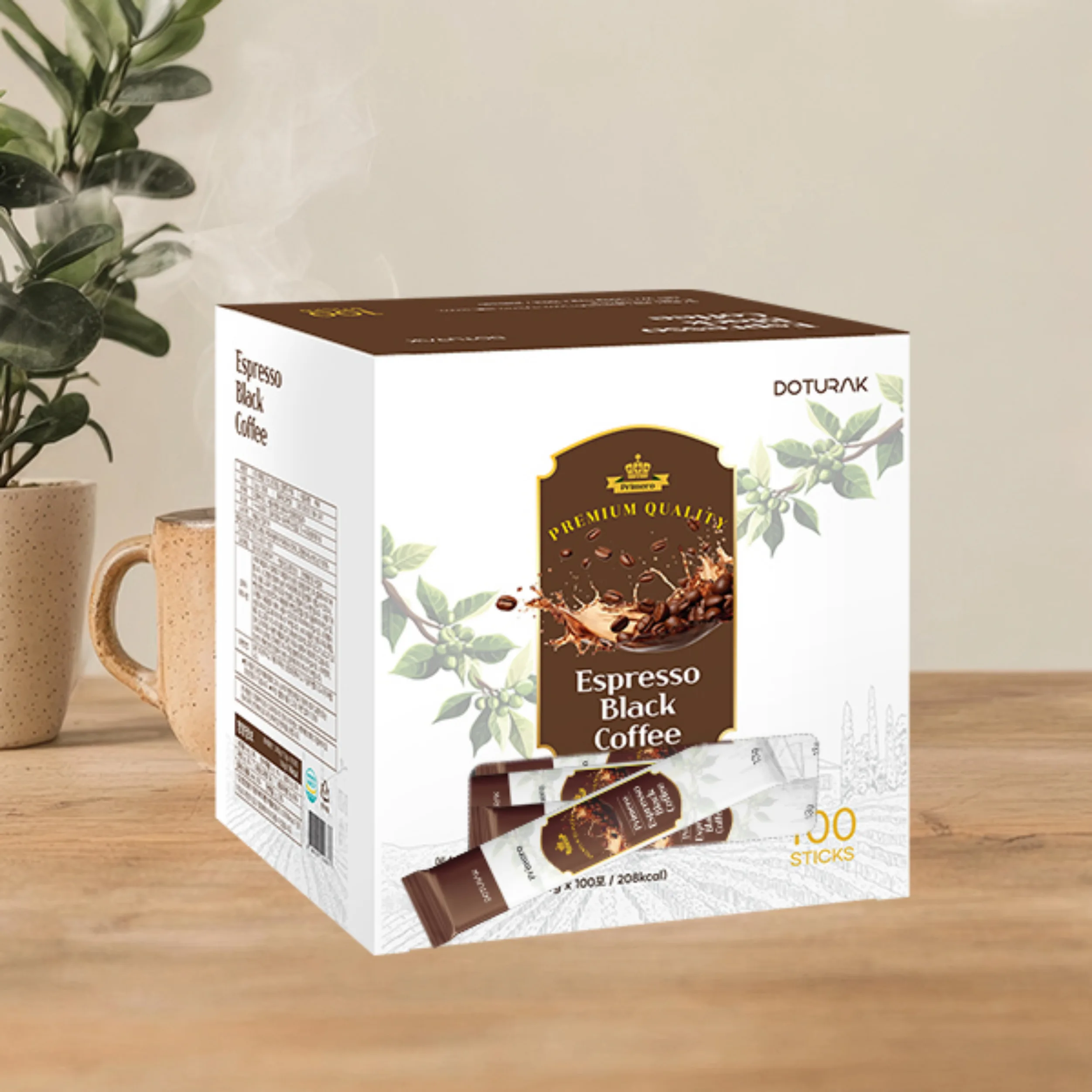 قهوة برايمرو اسبريسو سائل سوداء، نكهة ناعمة، عدد 100 قطعة #2