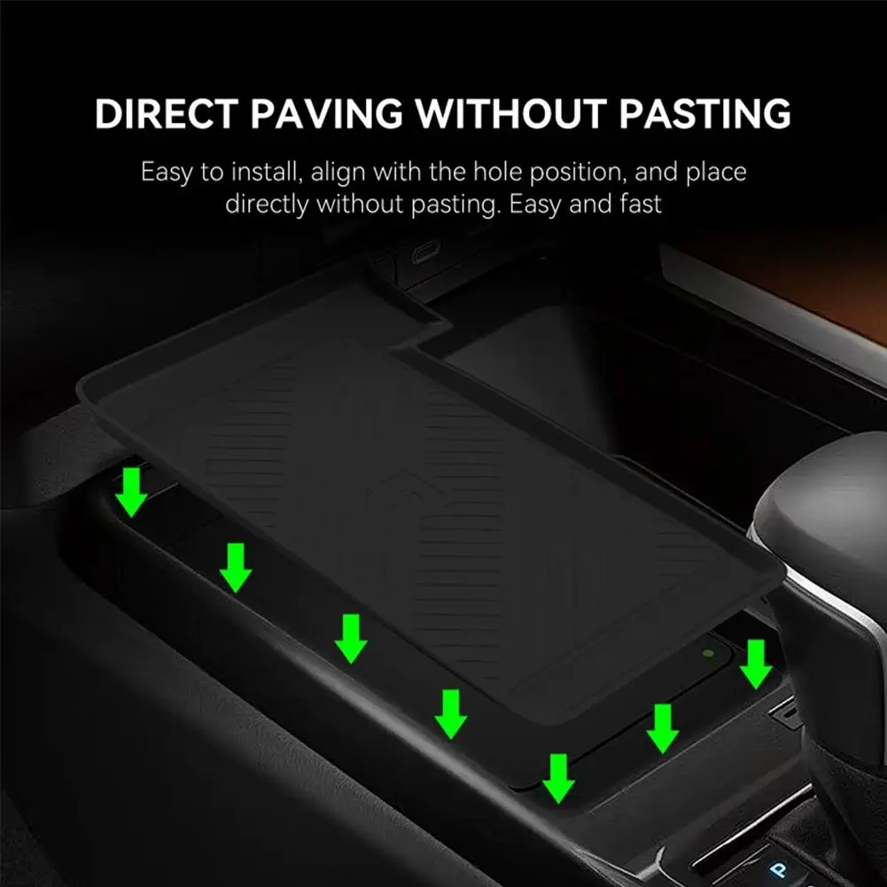 For Toyota Camry XV80 2025 Wireless Charging Pad Interior Accessories Non-slip Pad Car Phone Charger Mat Protective Mat