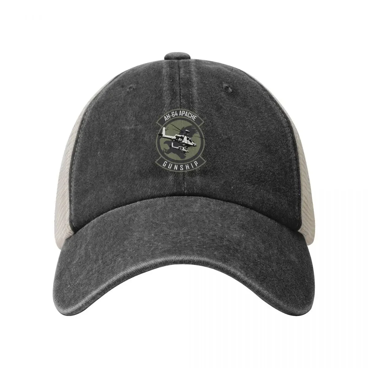 AH-64 Apache Gunship Baseball Cap custom Hat Hood Hats For Women Men's