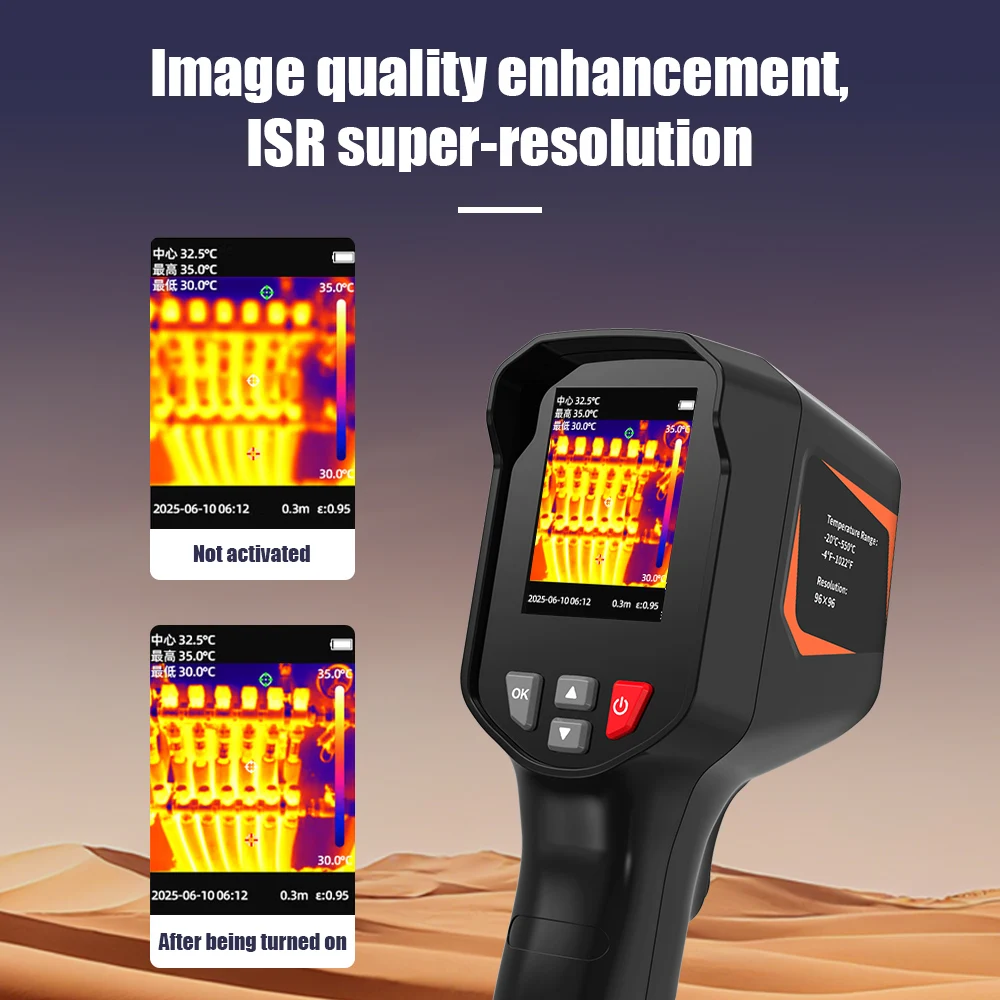 VICTOR TISR 240x240 Thermal Imaging Camera Handheld Thermal Imager -4°F to1022°F Temp Range for Electrical Test HVAC Repair