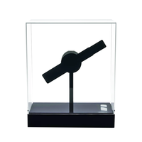 20cm Small 3D Desktop Fan Hologram Sign Display Business Advertising Logo Light Holographic Lamp Rechargeable Projector