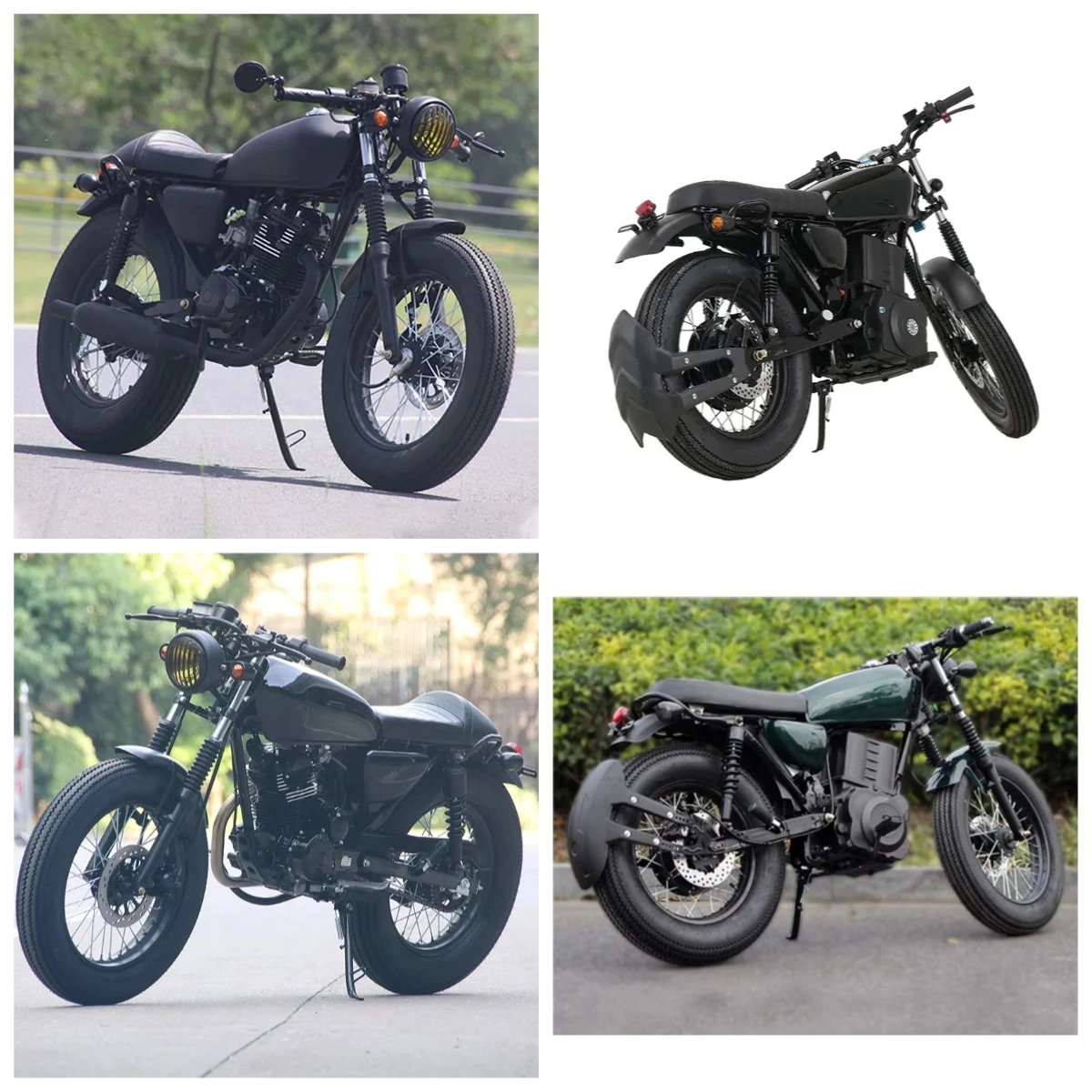 

STLF 72v 2000w Motorcycle Electric Sport Ebike 17Inch 50ah For Adults Electric Moped Off Road Retro Electric Bicycle With Two