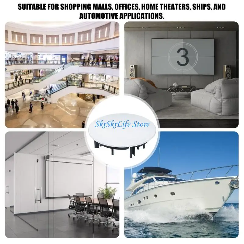 

E65E Concealed Flush Mount Ceiling Speaker Base Simple Integration