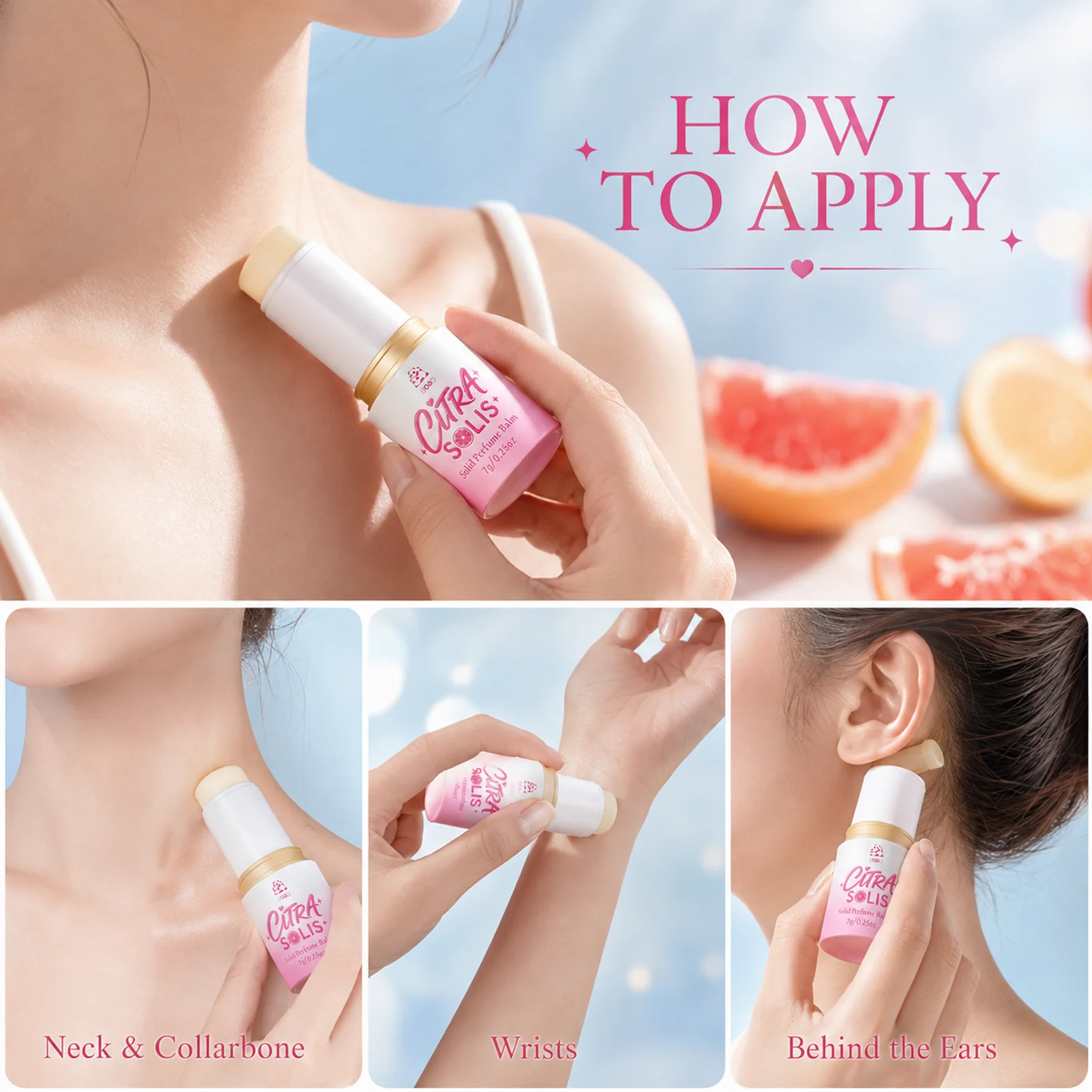 Portable Solid Perfume Balm for Women, Light & Long-Lasting Fragrance, Travel-Friendly Body Scent view 6