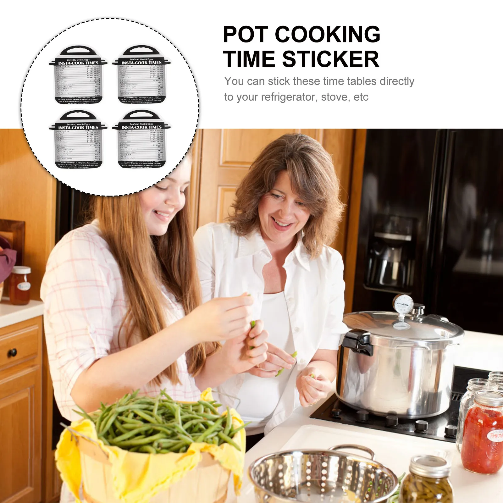 4Pcs Cooking Time Tables Stick - Instant Pot Pressure Cooker 评论和价格