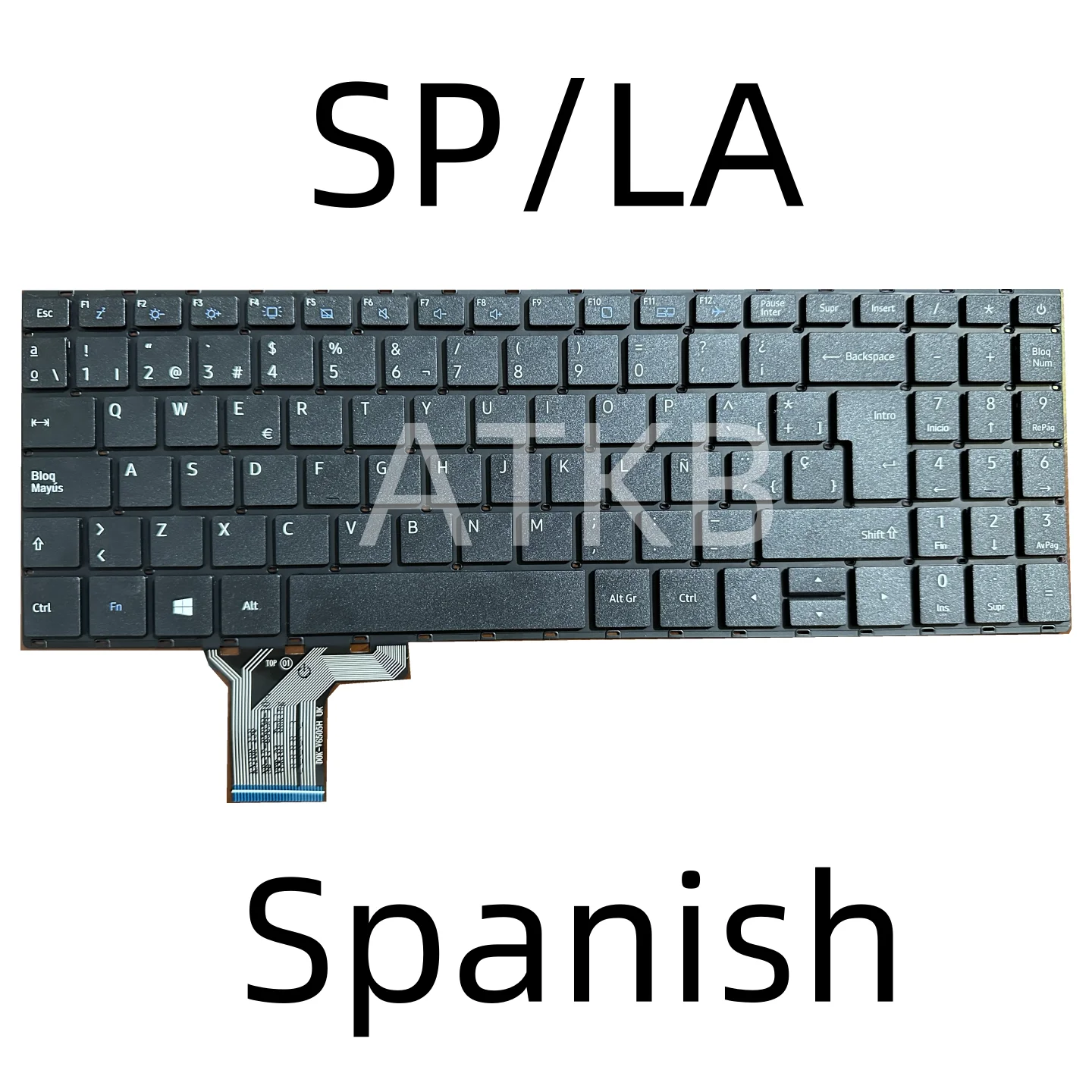 المملكة المتحدة FR SP لوحة مفاتيح الكمبيوتر المحمول ل Dynabook ل الأقمار الصناعية برو C50-J C50-E C50-G C50D-B C50-H المملكة المتحدة الفرنسية الإسبانية أسود جديد