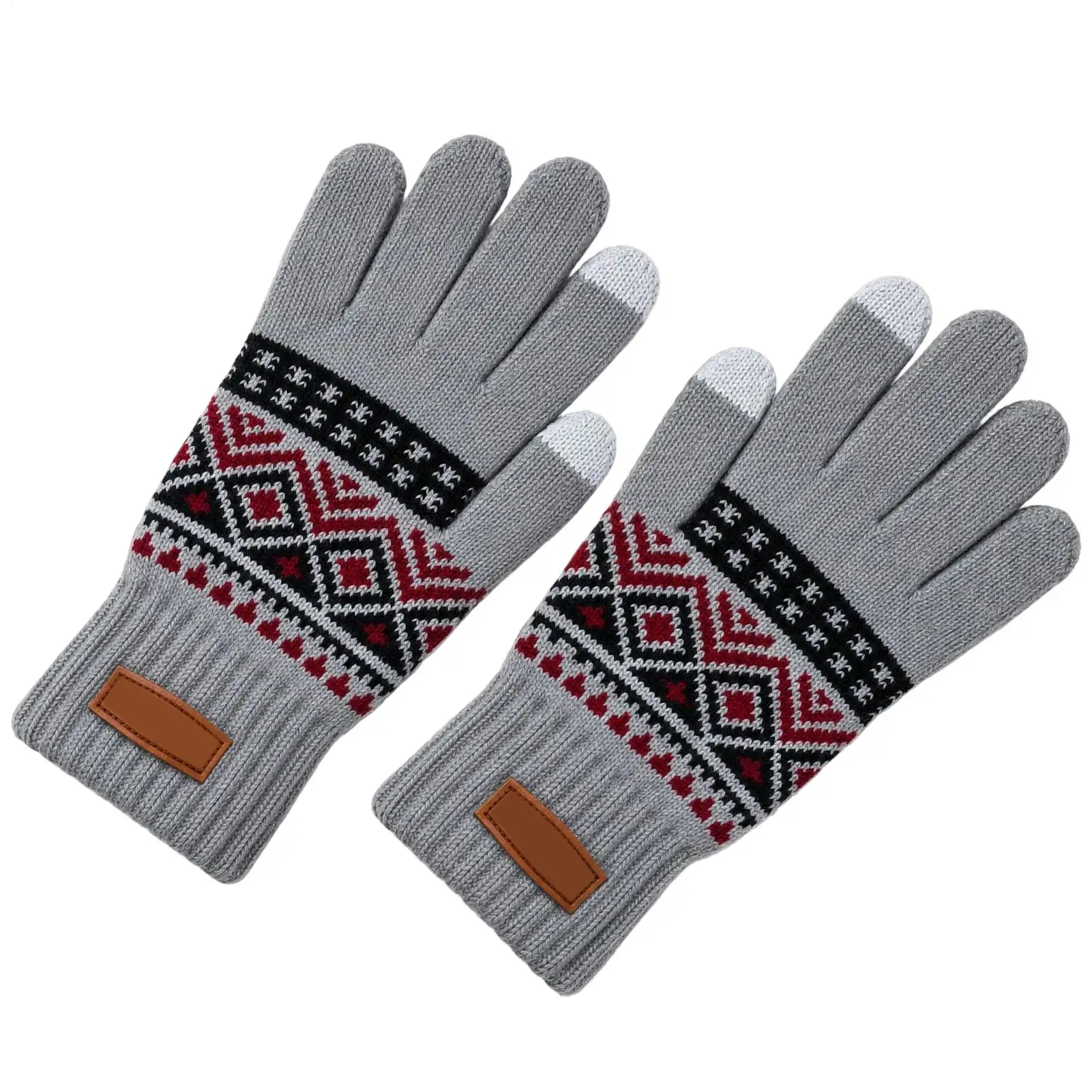 Hand Warming Gloves USB 3 Levels Electric Knitted Touchscreen Mittens Thermal Warm Gloves For Winter Walking Typing Driving