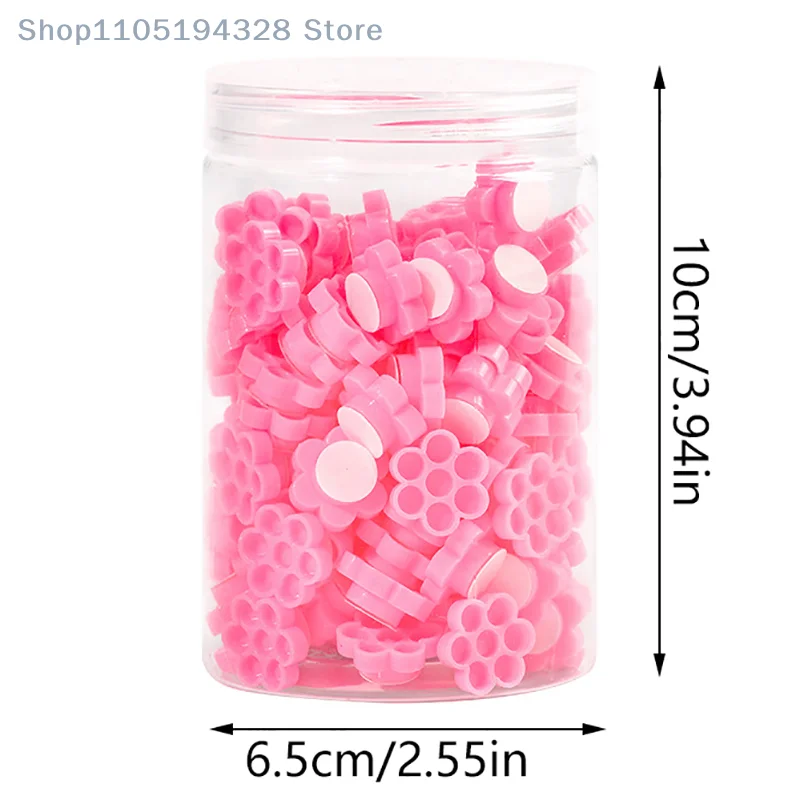 [MP] 120 unidades/caixa copos de cola autoadesivos para extensão de cílios copo de atraso enxertia ferramenta de maquiagem de cílios tatuagem copos de pigmento adesivo