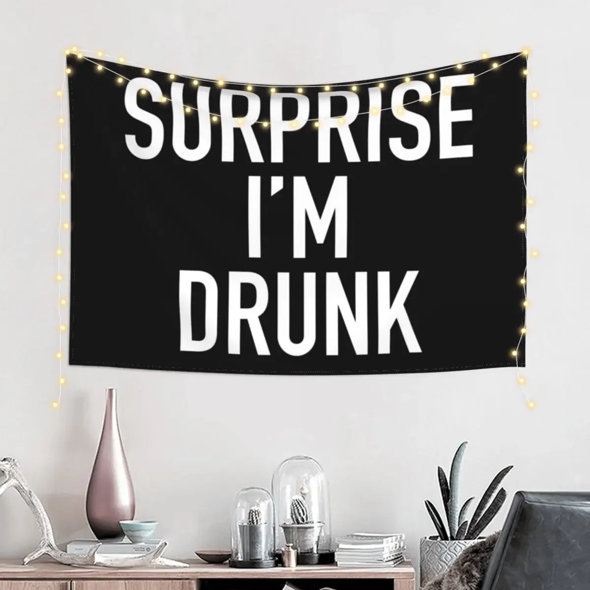 surprise i'm drunk! Tapestry Things To The Room Bedroom Decor Aesthetic Cute Room Decor Wall Hanging Decor Tapestry