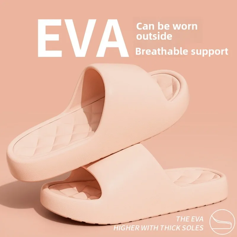 

Summer New EVA Home Slippers Women, Soft-soled Non-slip and Non-smelly Slippers, Indoor Bathroom Bathing and Wearing Sandals