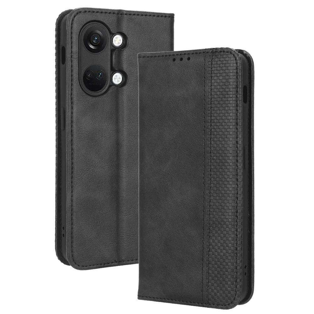 For OnePlus Nord 3 5G Case Luxury Flip PU Leather Wallet Magnetic Adsorption Case For OnePlus Nord3 5G 1+ Phone Bags