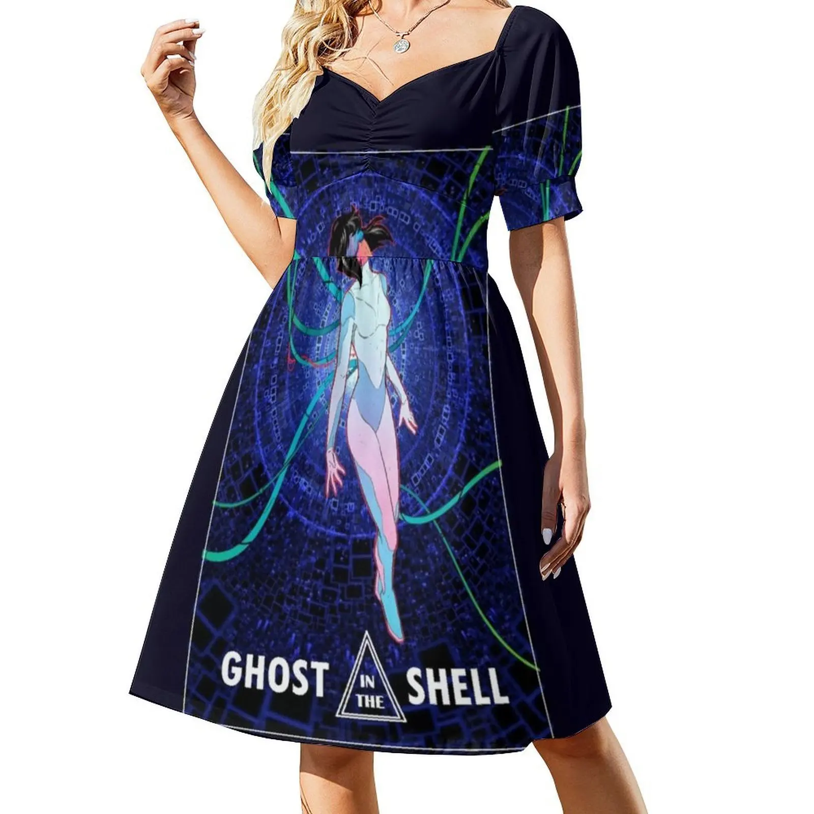 فستان شبح في الصدفة بوهو شيك أنيق موضة شاطئ حفل زفاف ثوب شبح في الصدفة أنيمي مانغا شبح الملابس النسائية #2