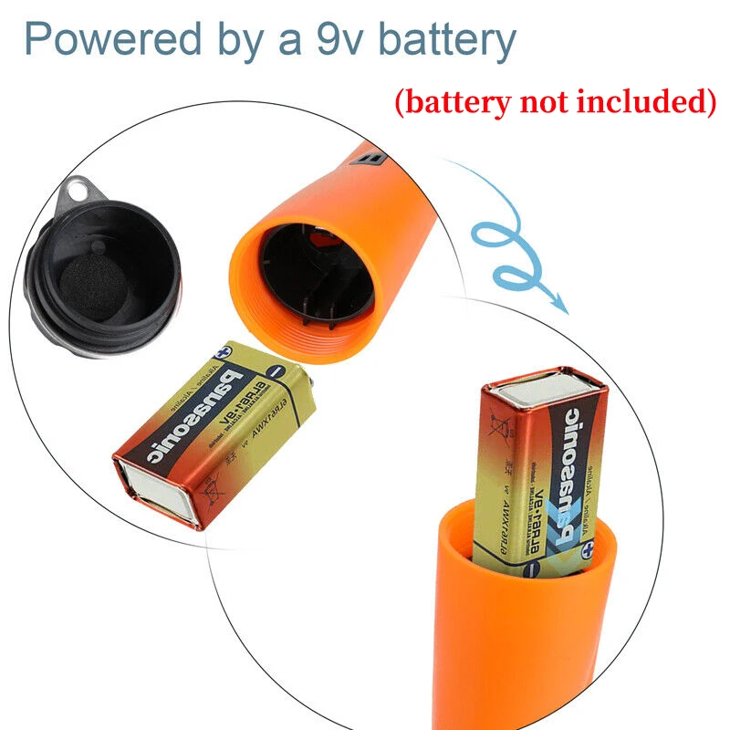 Handheld Metal Detectors Pen Waterproof Portable Locating Detector Professional Tools Depth Metal Detector 360 Degree Side Scan