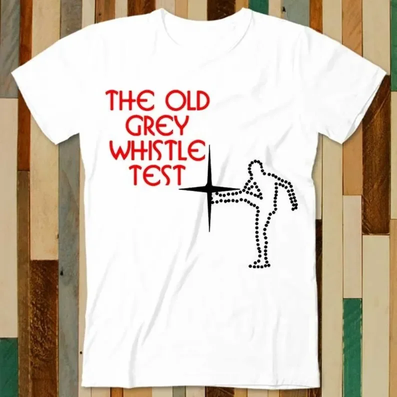 

The Old Grey Whistle Test Music TV Programme Show Vinyl LP T Shirt Adult Unisex Retro Design Tee Vintage Top A4989