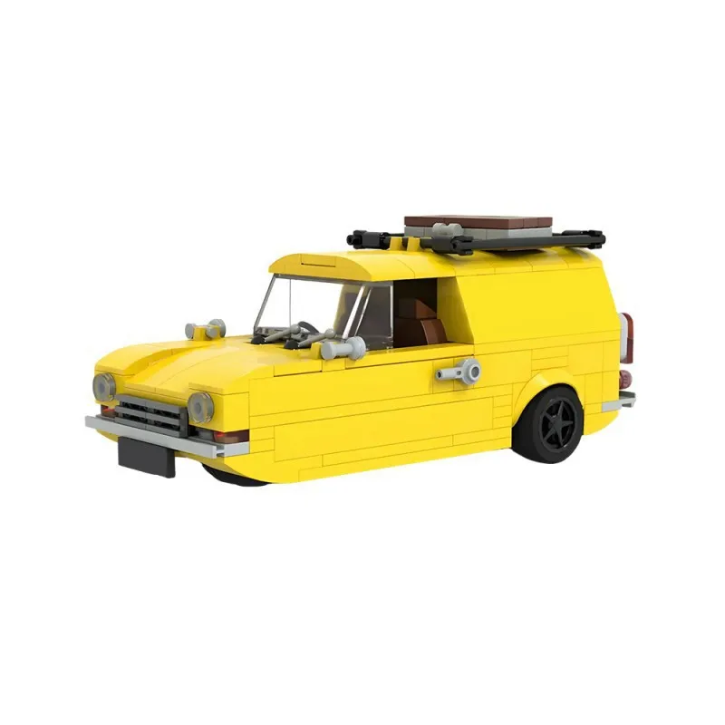 

Classic Movie Onl-y Fools and Horses Vehicle Building Blocks Yellow Travel Vehicle DIY Bricks Model Construction Toy Xmas Gifts