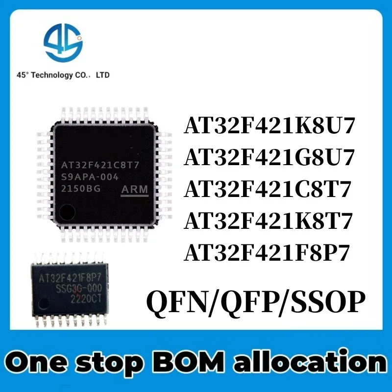 NEW AT32F421K8T7 AT32F421C8T7 AT32F421G8U7 AT32F421F8P7 AT32F421K8U7 Brand New Original MCU (MCU/MPU/SOC) IC Chipset