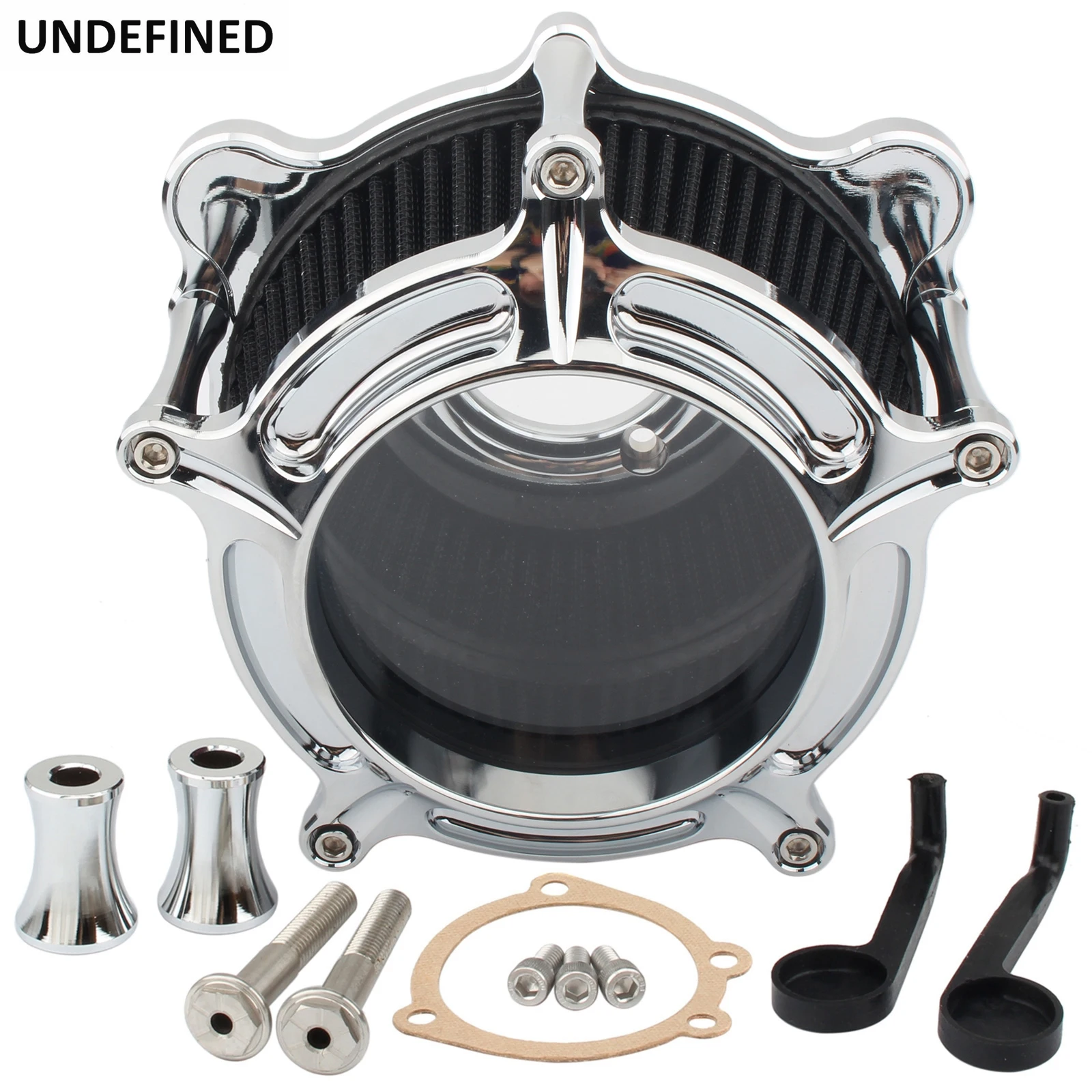 Air Cleaner Intake Filter Turbine Transparent for Harley Twin Cam EVO Dyna FXR Softail Touring Street Glide Road Electra Glide