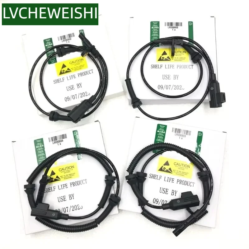 

FRONT REAR ABS SENSOR FOR RANGE ROVER VELAR 2017-2020 JAGUAR F-PACE ANTI LOCK BRAKE WHEEL SPEED WIRES LR090860 LR140695 LR090859
