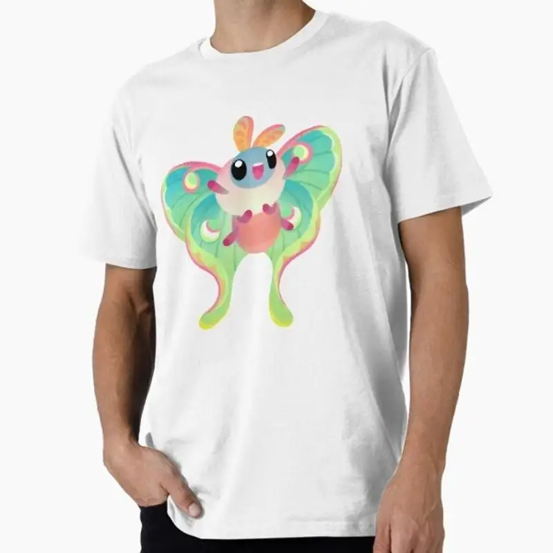 Luna Moth T Shirt Made USA AUS M 2XL